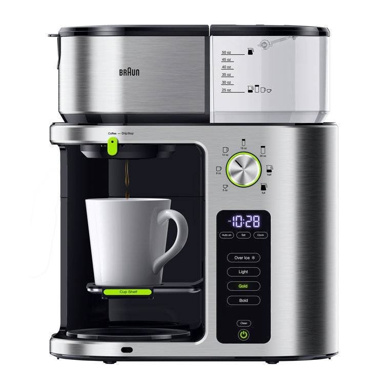 Braun 10Cup Multiserve Coffee Maker & Reviews Wayfair
